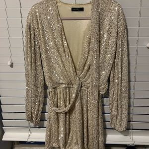 Sequin romper